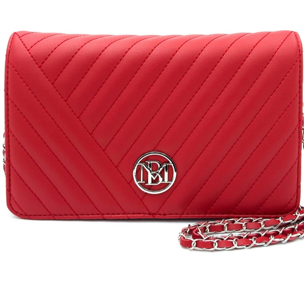 Studio Badgley Mischka red crossbody bag